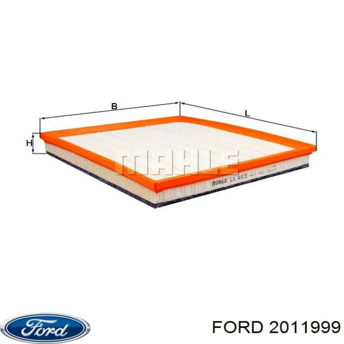 Элемент воздушного фильтра Ford 2011999 цена, от 7.21 USD