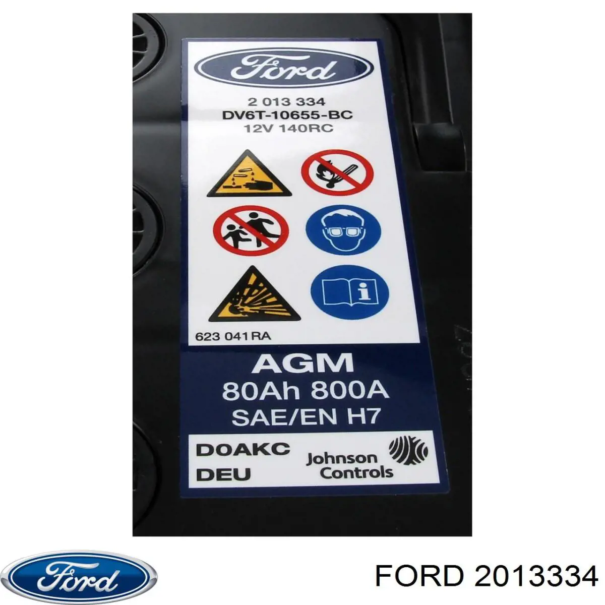 Аккумулятор автомобильный Ford 2013334 цена, от 402.93 USD