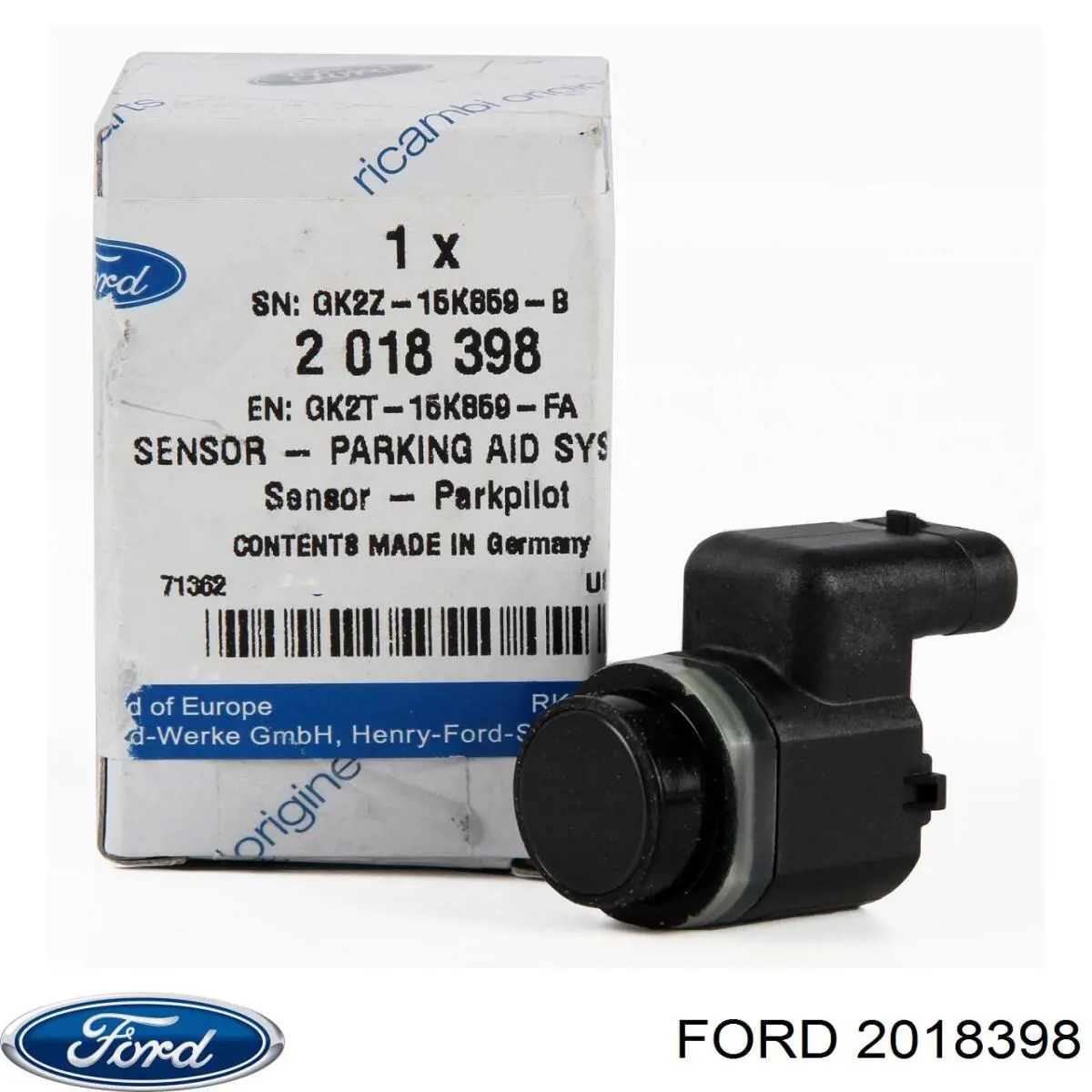 2018398 Ford sensor dianteiro de sinalização de estacionamento (sensor de estacionamento)