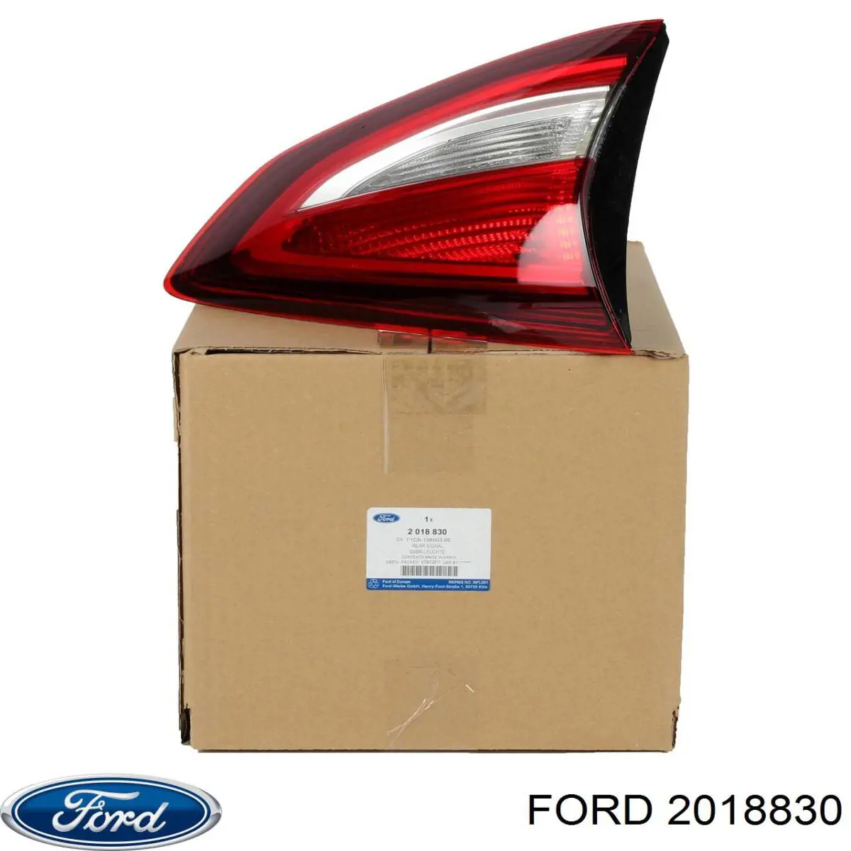 F1CB13A603 Ford фонарь задний левый внутренний