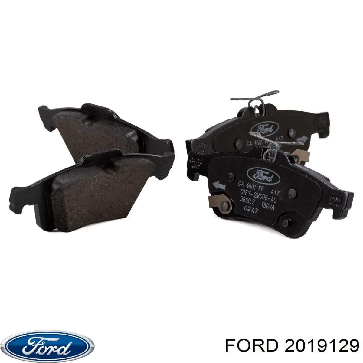2019129 Ford колодки тормозные задние дисковые