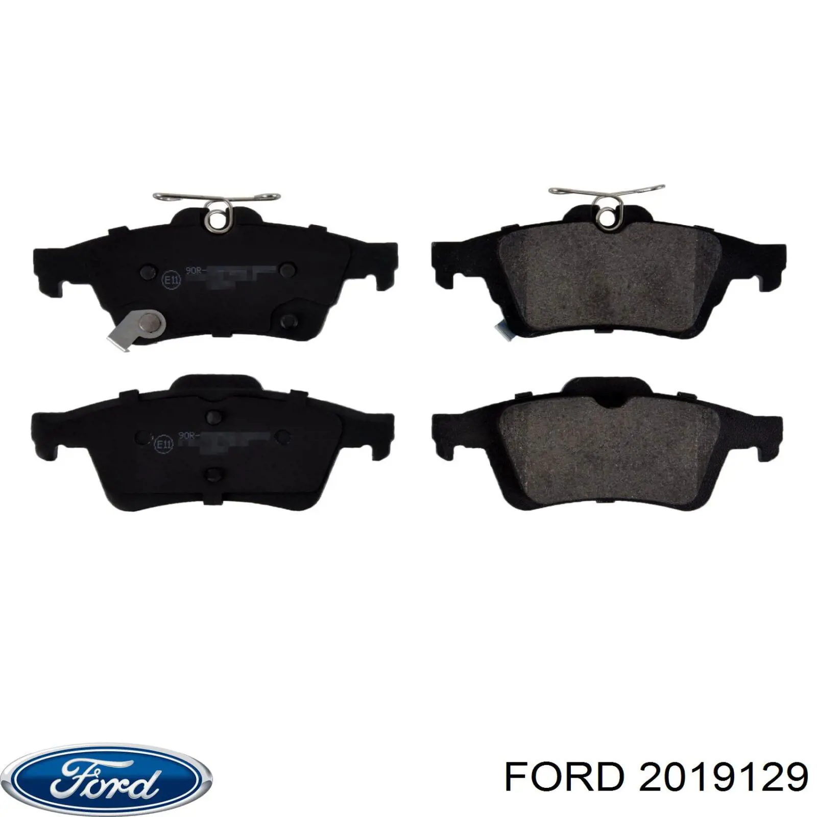 Купить 2019129 Ford Колодки тормозные задние, дисковые