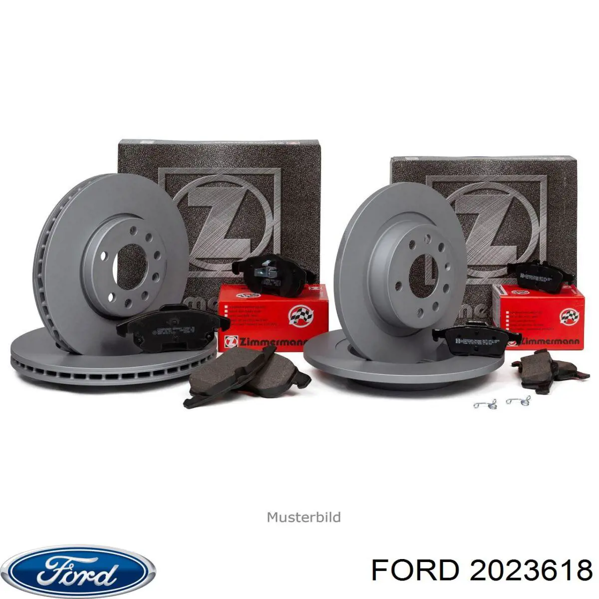 Тормозные диски 2023618 Ford