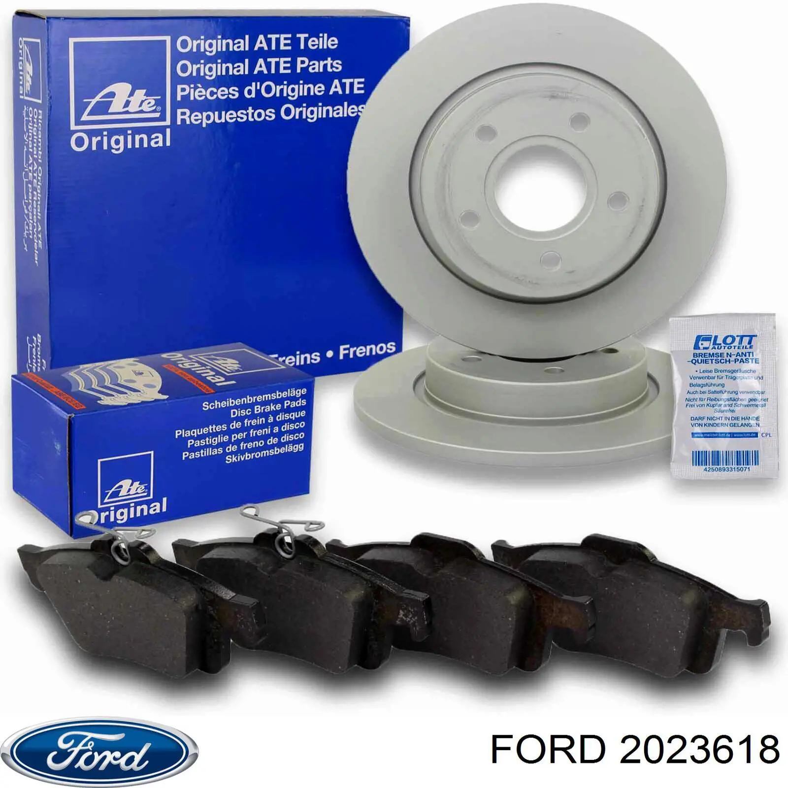 Задний тормозной диск Ford 2023618 цена, от 31.37 USD