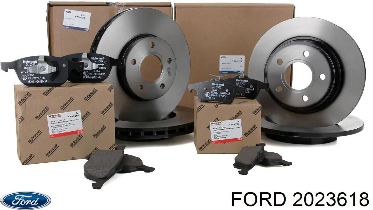 Задний тормозной диск Ford 2023618 цена, от 31.37 USD