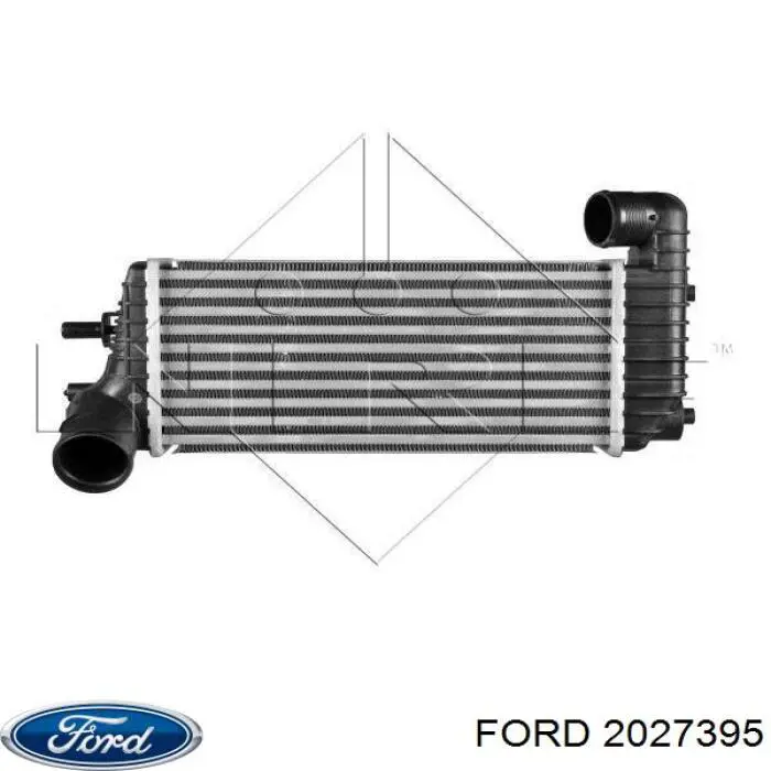Радиатор интеркуллера Ford 2027395