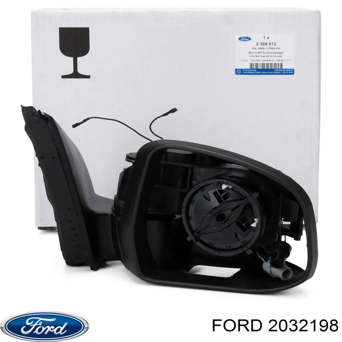 Накладка левого бокового зеркала Ford 2032198 цена, от 6.98 USD