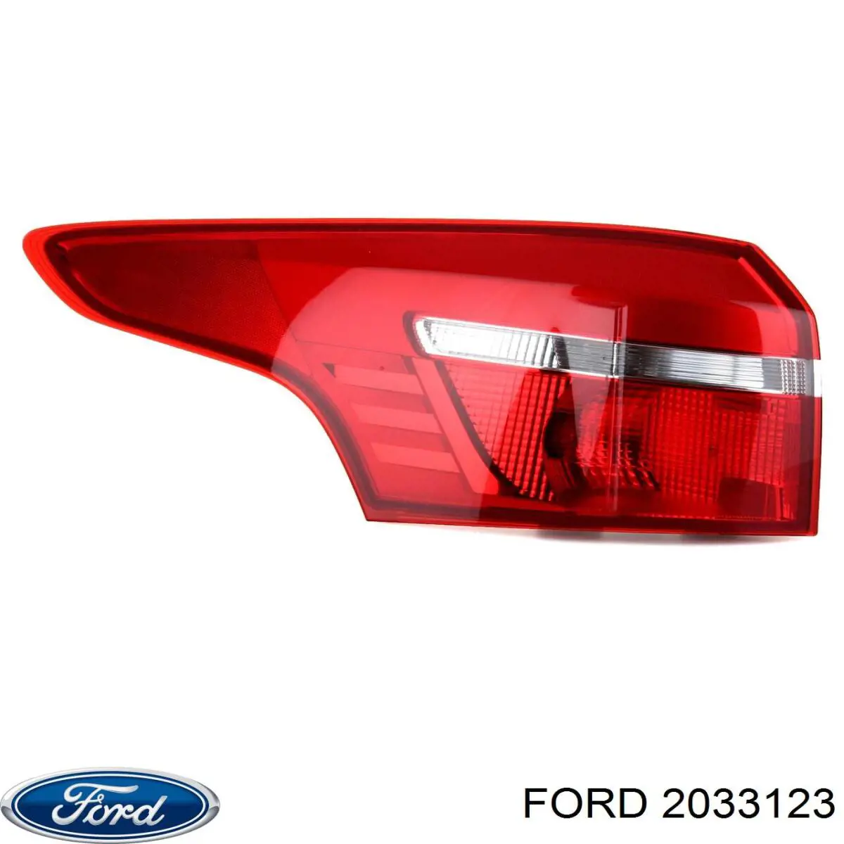 2033123 Ford lanterna traseira esquerda externa