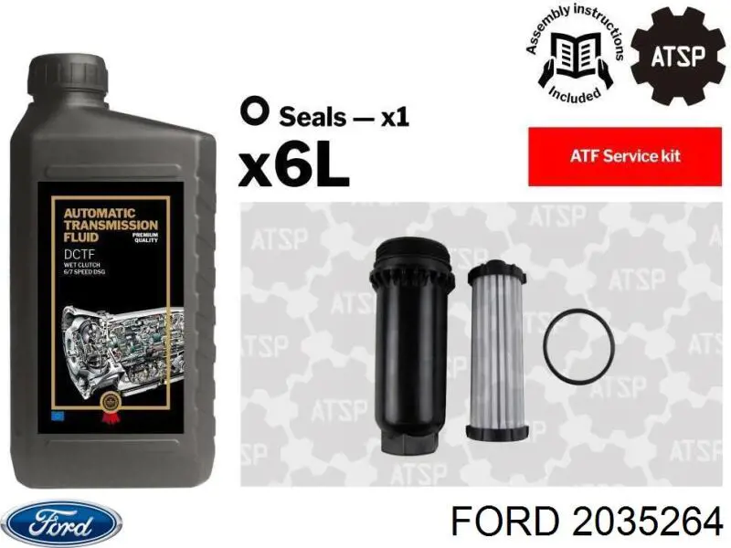 Купить 2035264 Ford Сервисный комплект для замены масла АКПП
