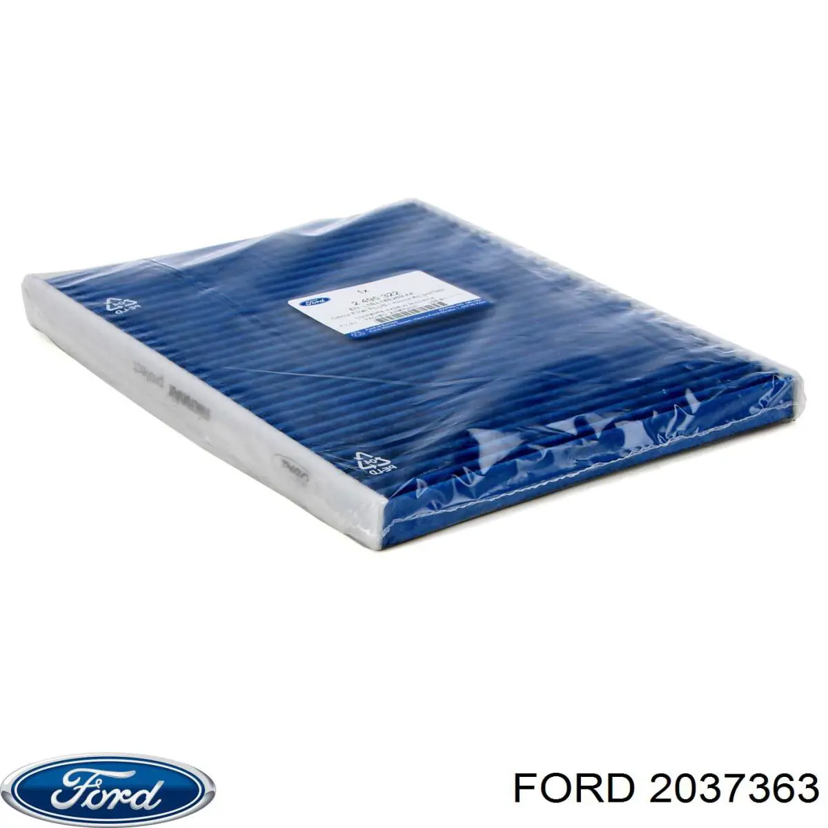 Проставка (резиновое кольцо) пружины задней 2037363 Ford