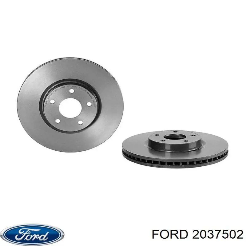 2037502 Ford Диск тормозной передний