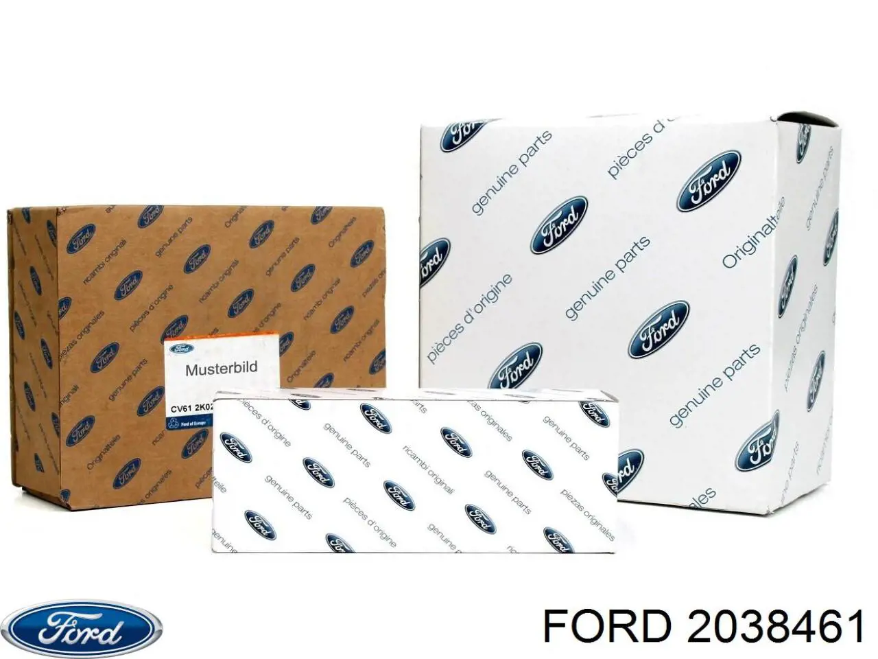 2038461 Ford pára-lama dianteiro esquerdo