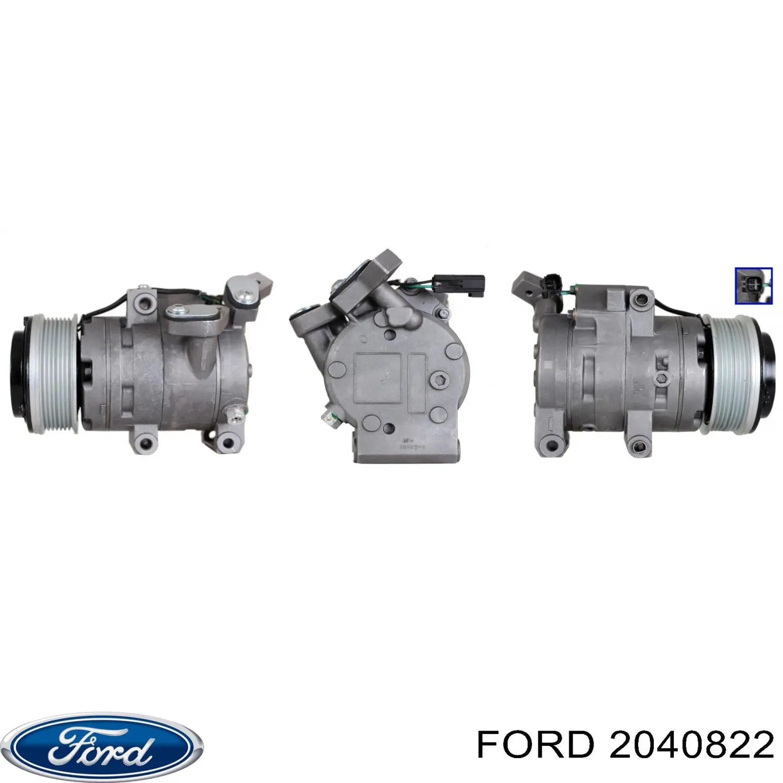 2040822 Ford compressor de aparelho de ar condicionado