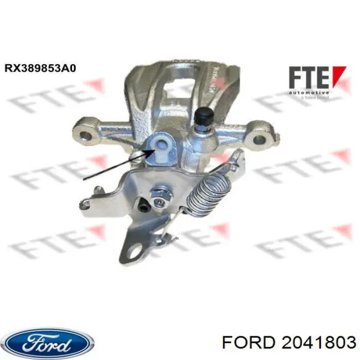 Суппорт тормозной задний левый 2041803 Ford