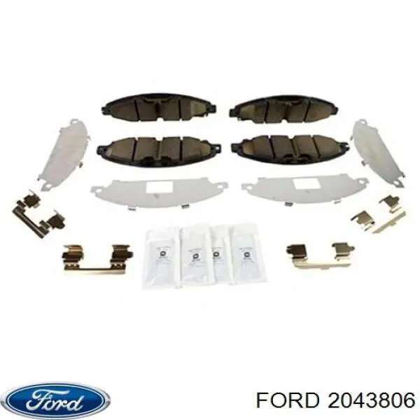 2043806 Ford Колодки передние