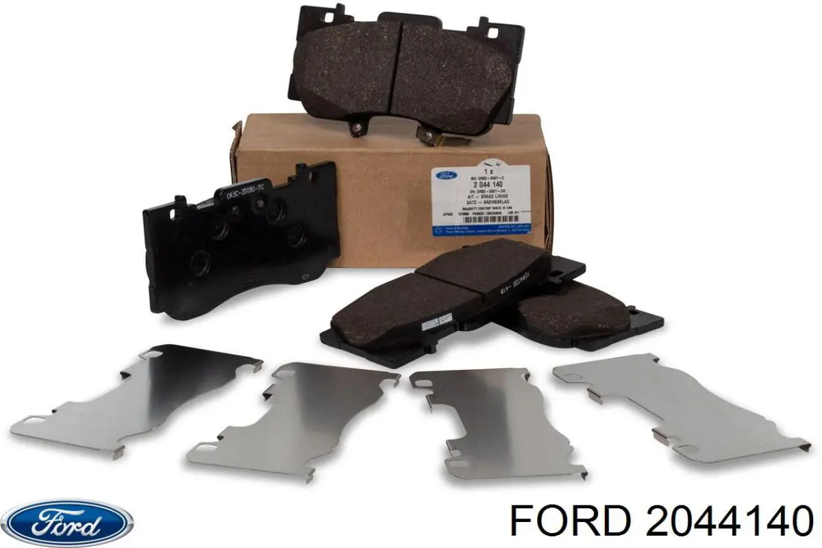 Sapatas do freio dianteiras de disco para Ford Mustang 