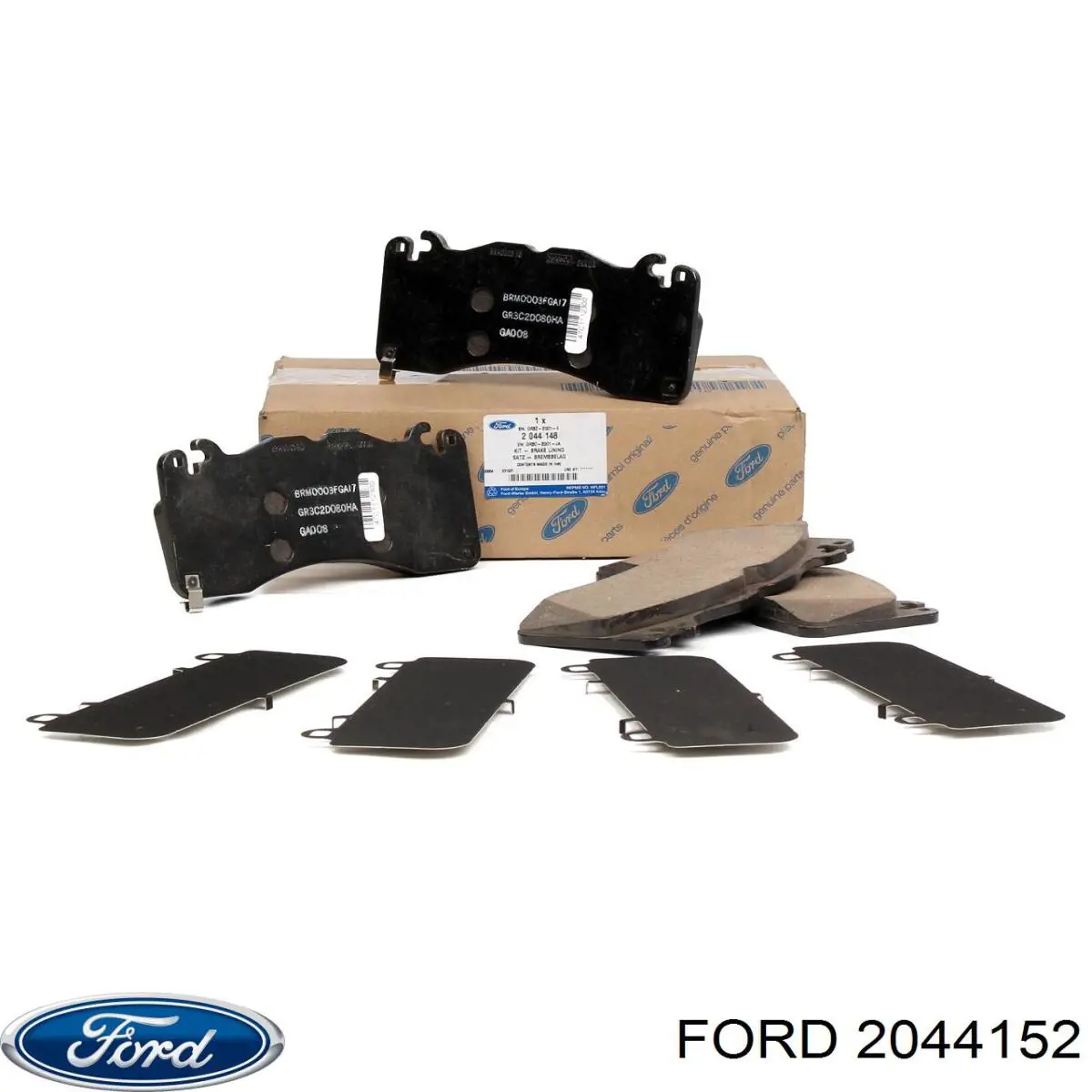 1936688 Ford Колодки тормозные дисковые комплект