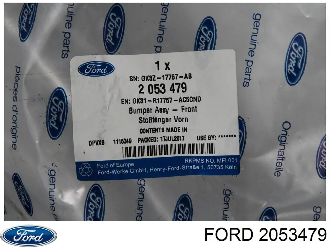 Купить Передний бампер Форд Транзит VII V363