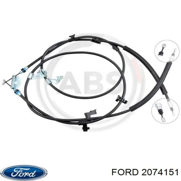 Задний трос ручника Ford 2074151 цена, от 96.50 USD