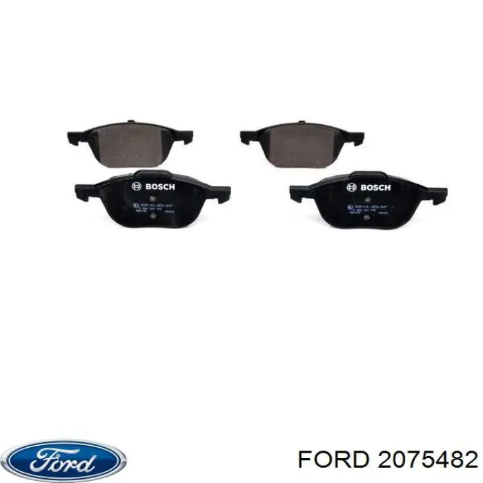 Передние тормозные колодки 2075482 Ford