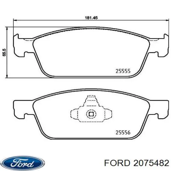 Купить 2075482 Ford Колодки тормозные