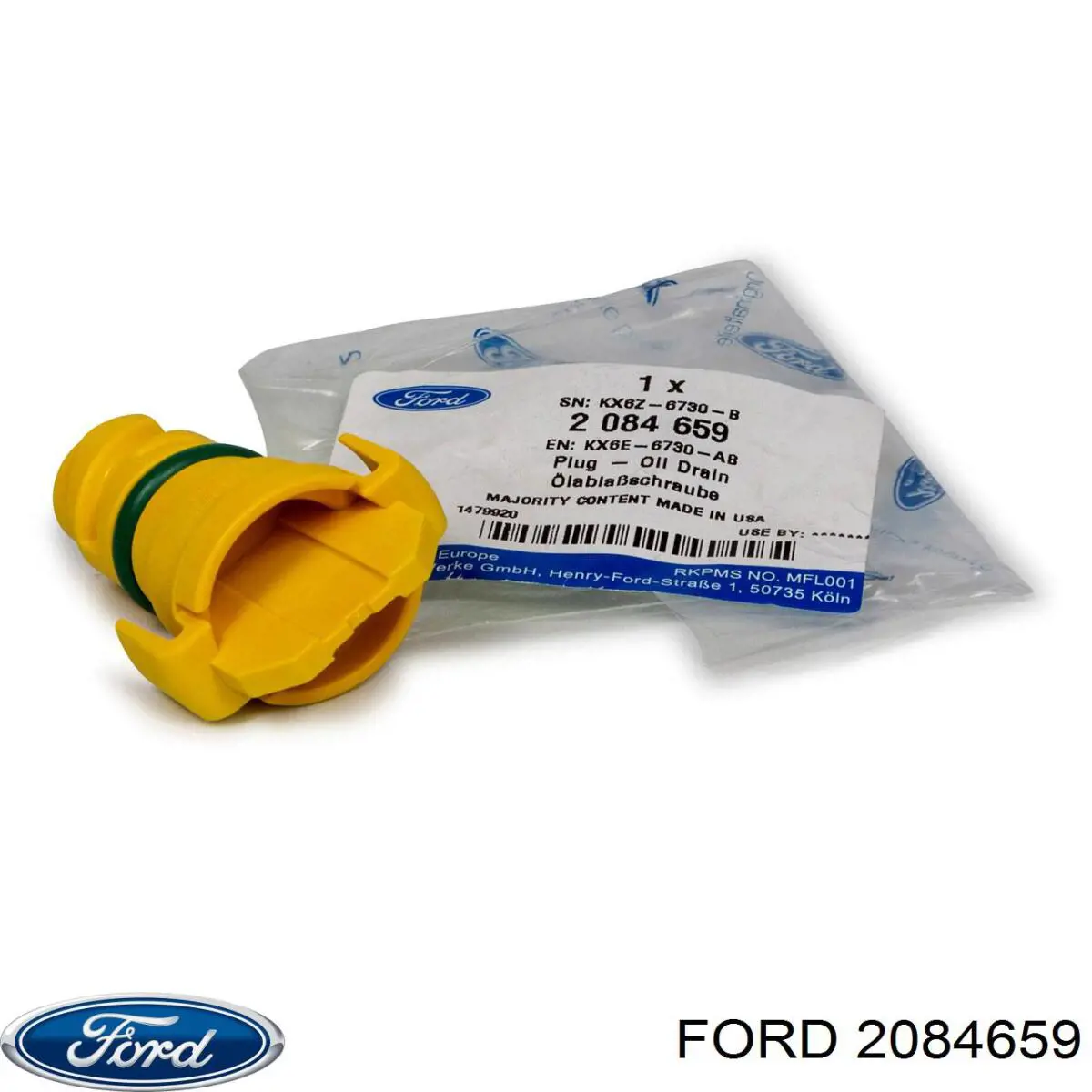 Пробка поддона двигателя 2084659 Ford