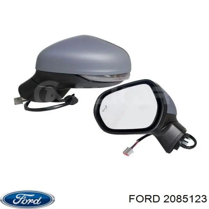2085123 Ford Накладка зеркала заднего вида, левая