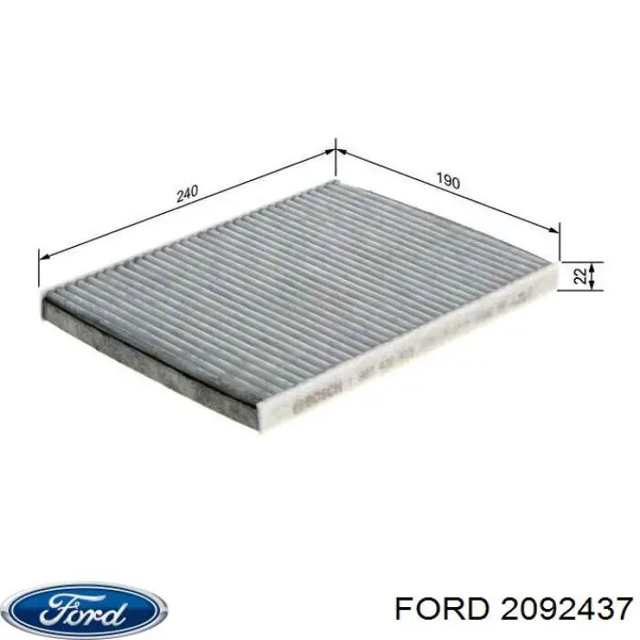 2092437 Ford фильтр салона