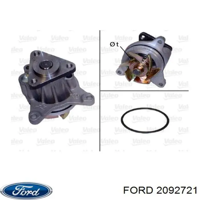 Помпа охлаждения Ford 2092721 цена, от 34.74 USD