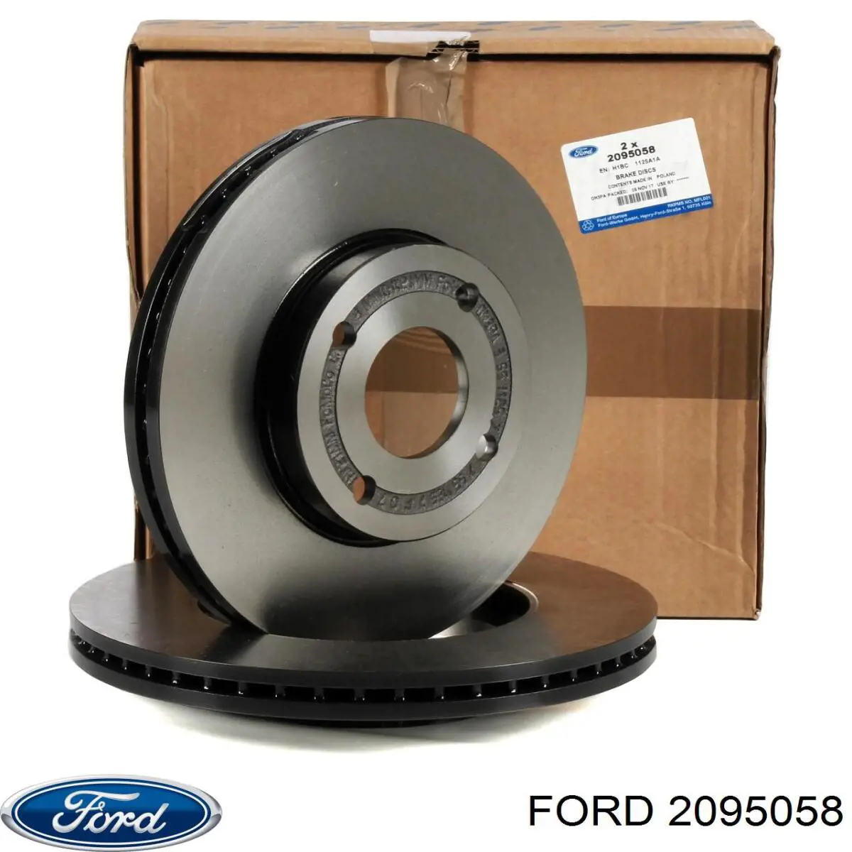 2095058 Ford Диск тормозной передний