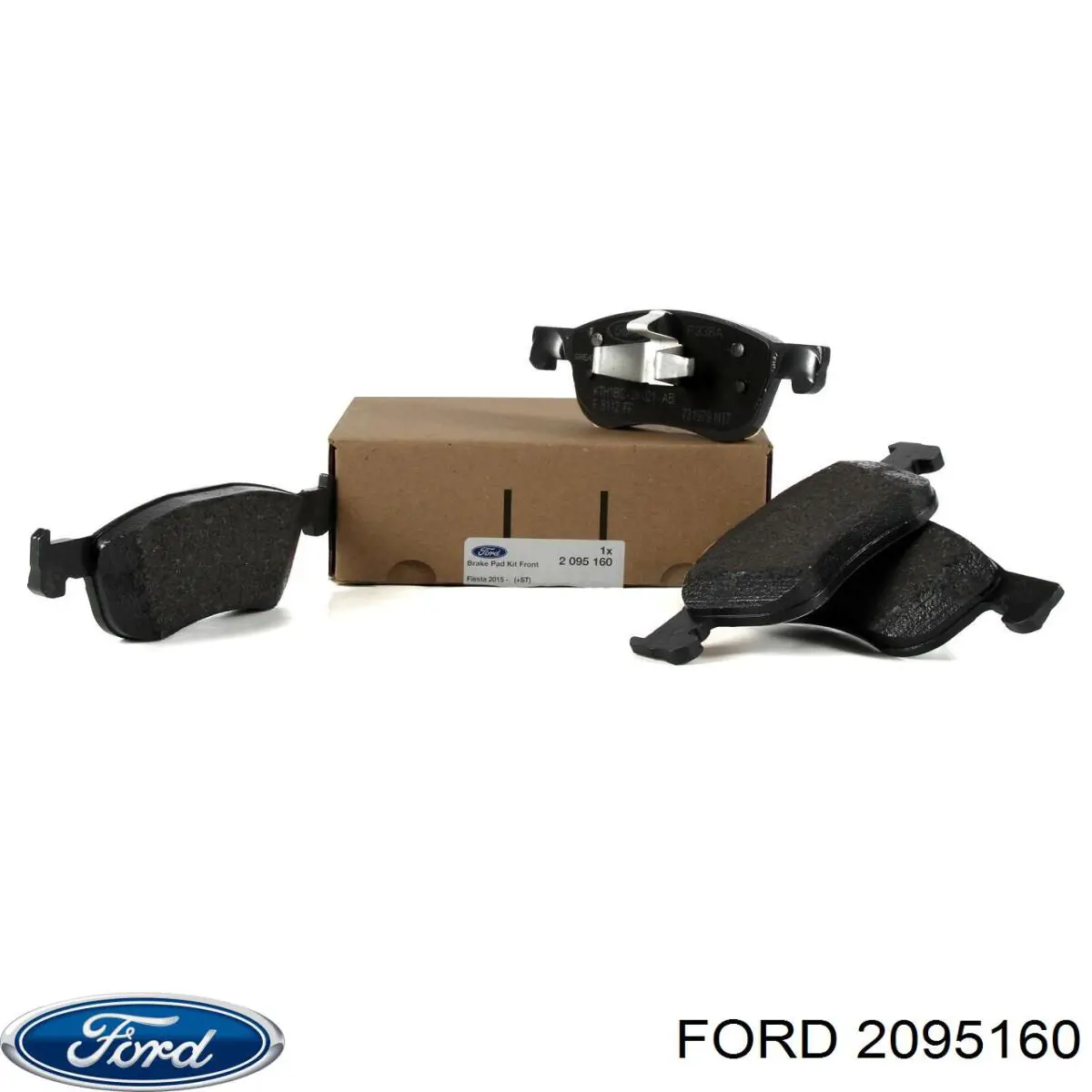 2095160 Ford sapatas do freio dianteiras de disco