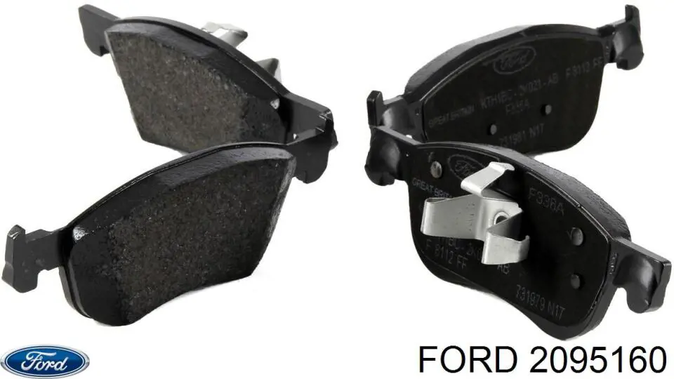 Купить 2095160 Ford Колодки тормозные