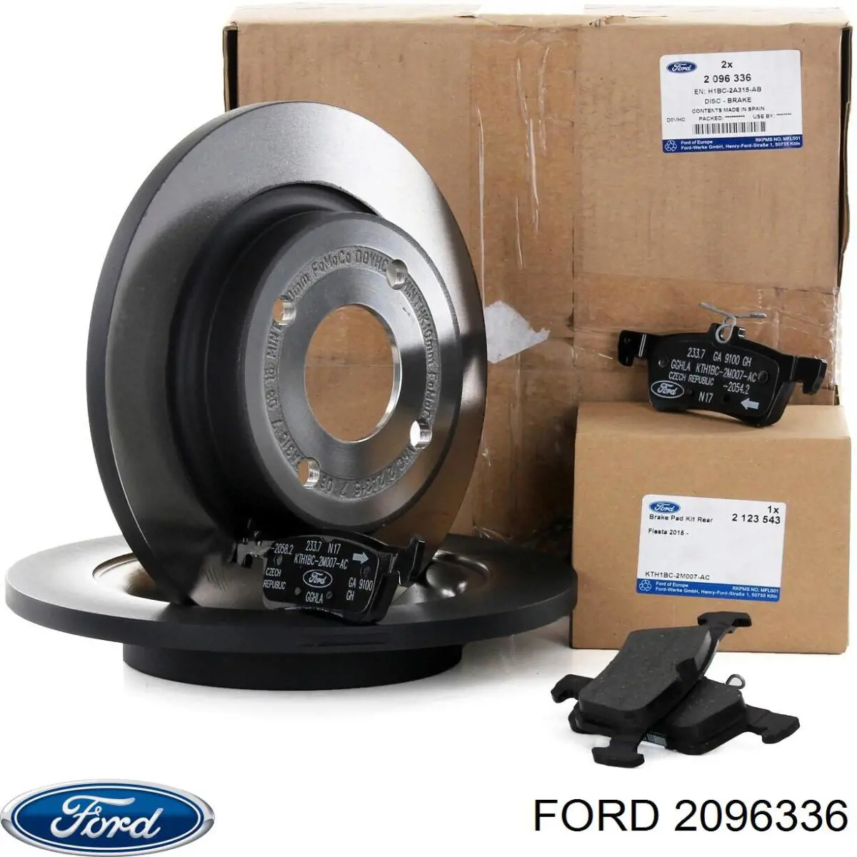 Тормозные диски 2096336 Ford