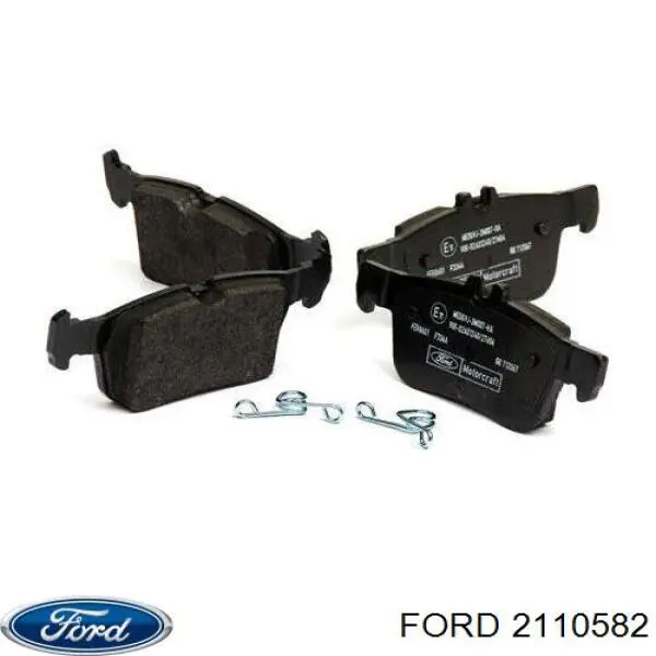 2110582 Ford sapatas do freio traseiras de disco