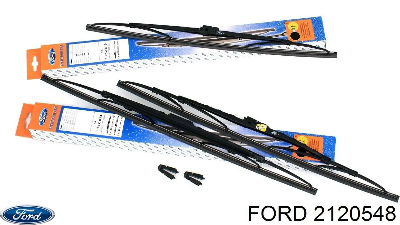 Щетка-дворник лобового стекла, пассажирская Ford AS6J17528BA цена, от 9.83 USD