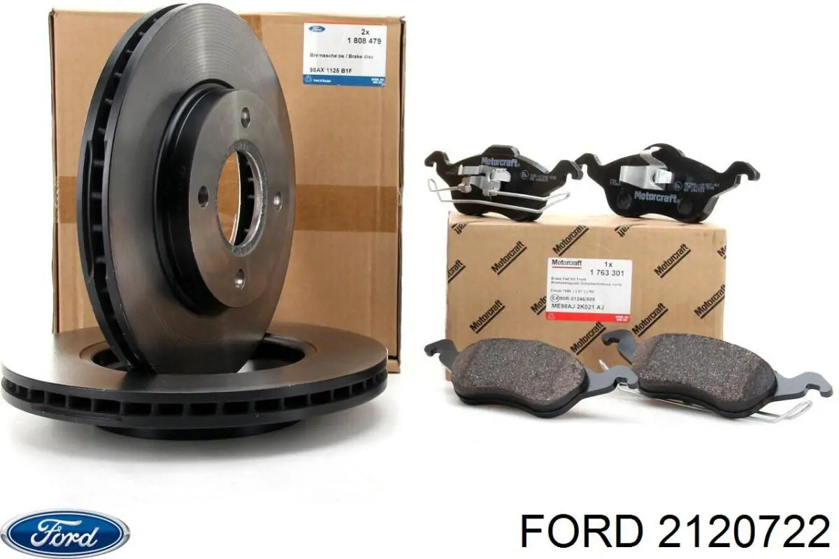 Купить 2120722 Ford Щетка-дворник лобового стекла пассажирская