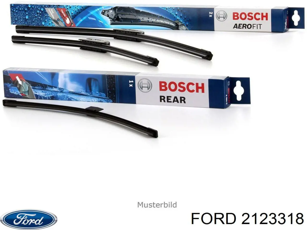Купить 2123318 Ford Дворник стеклоочистителя задний