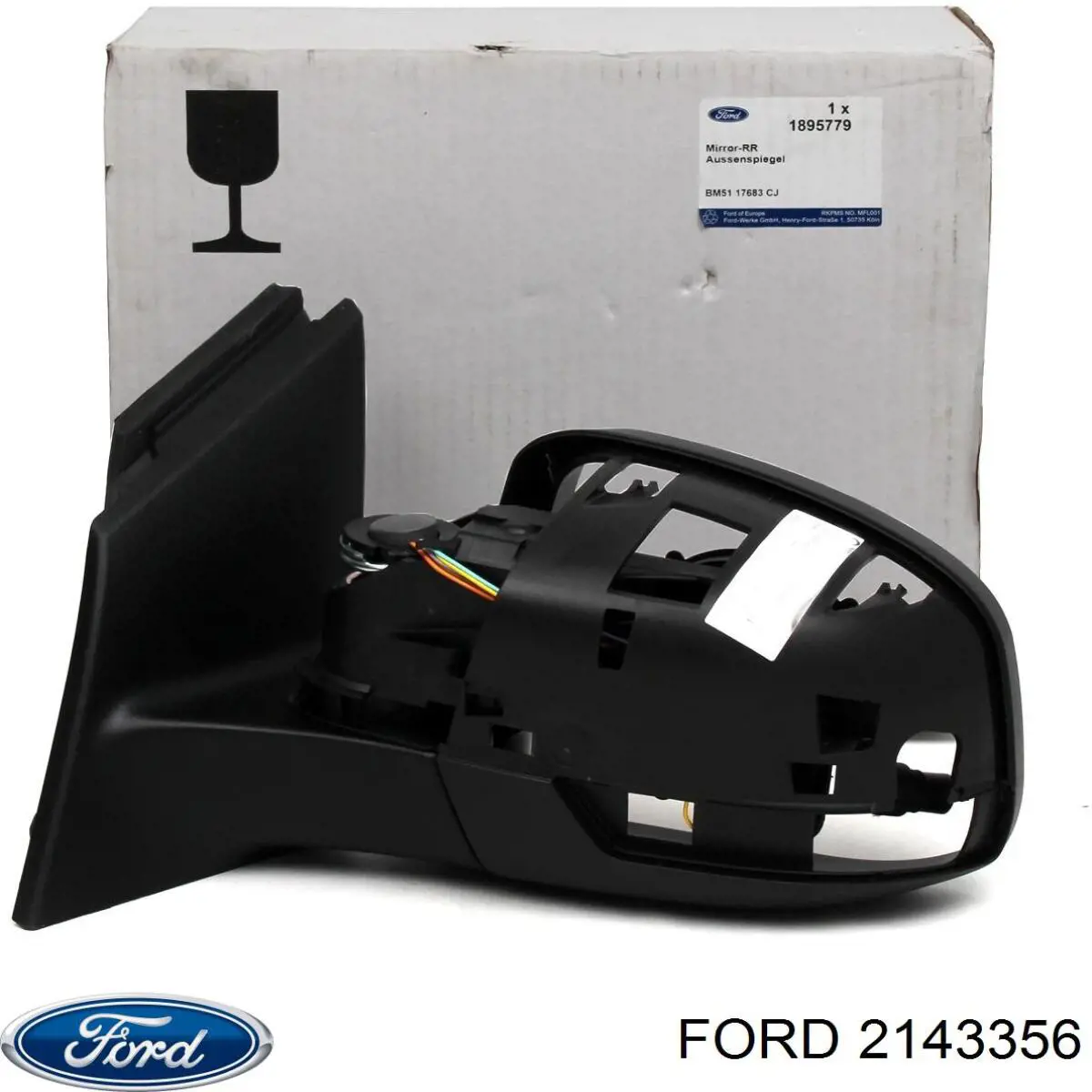 Купить 2143356 Ford Боковое зеркало заднего вида правое