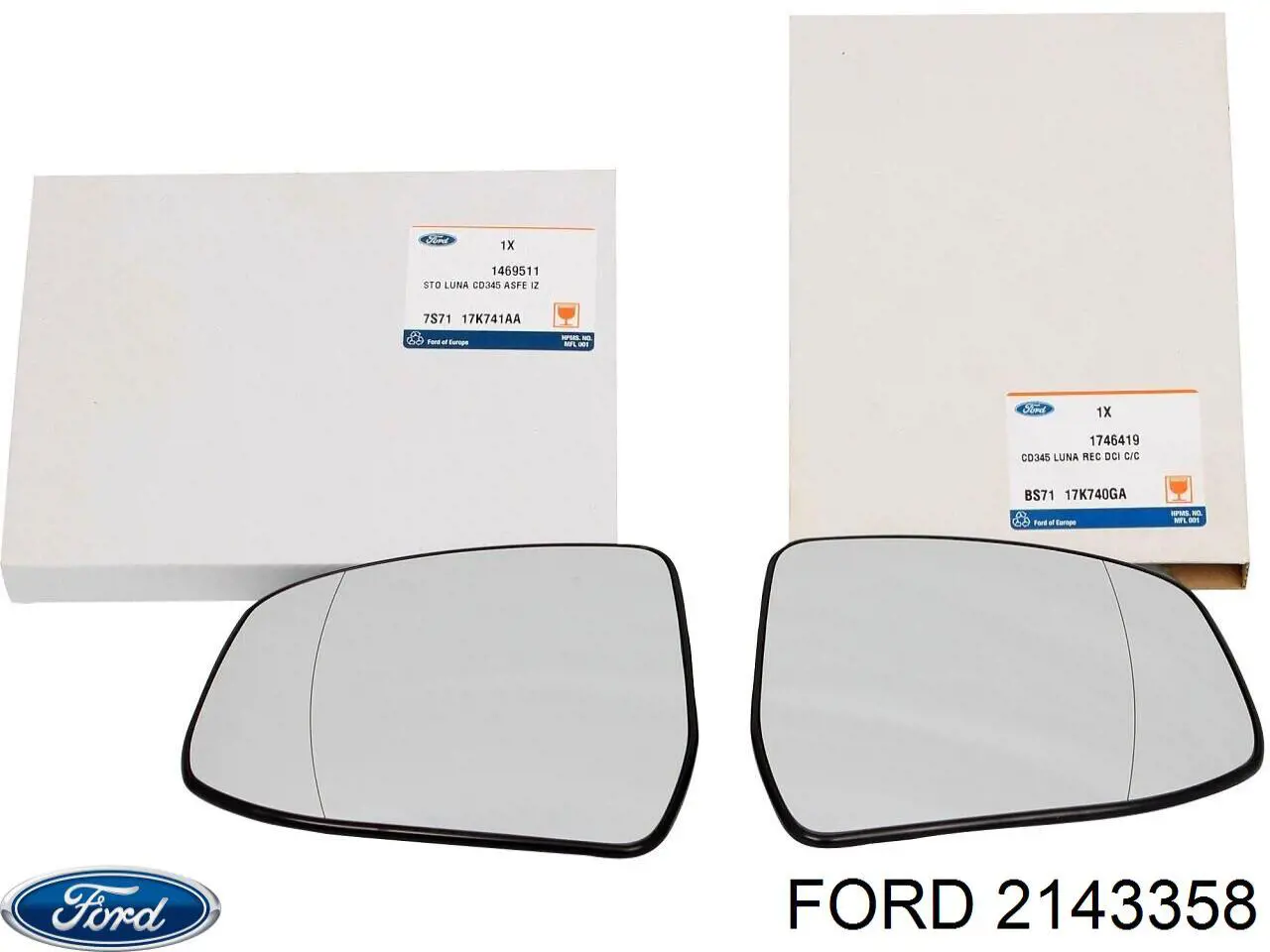 Купить 2143358 Ford Наружное зеркало левое