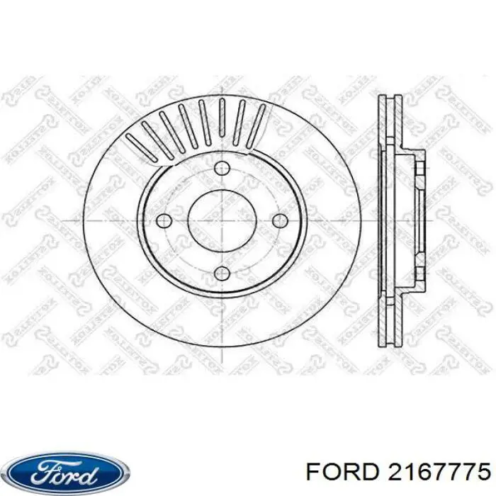 Тормоз дисковый передний Ford 2167775 цена, от 26.00 USD