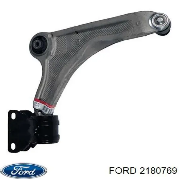 2180769 Ford braço oscilante inferior esquerdo de suspensão dianteira