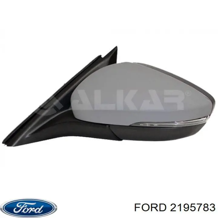 2195783 Ford Зеркальный элемент левого зеркала заднего вида