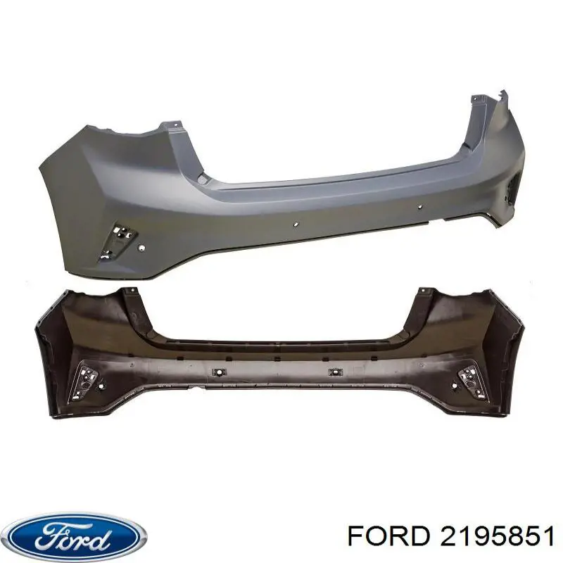 Бампер задний Ford Focus 4 (Форд Фокус)
