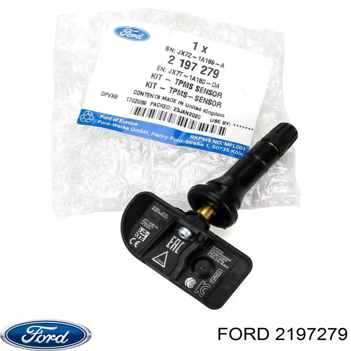 2197279 Ford sensor de pressão de ar nos pneus