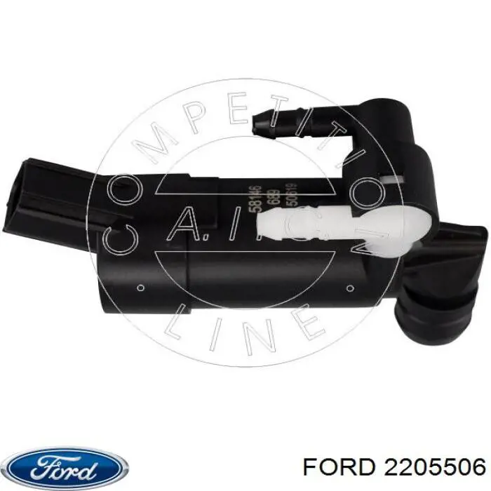 2205506 Ford насос-мотор омывателя стекла переднего/заднего
