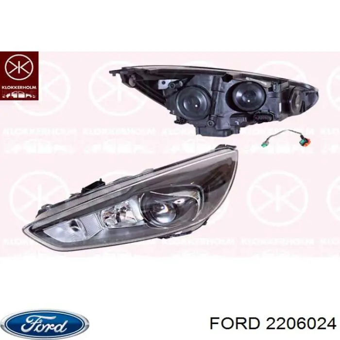 Фара левая Ford 2206024 цена, от 340.04 USD