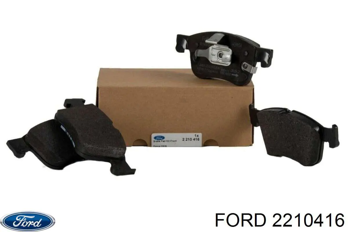 Передние тормозные колодки 2210416 Ford