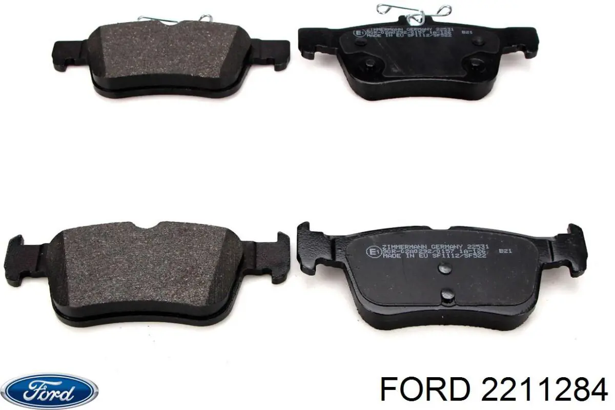 2211284 Ford Колодки тормозные дисковые комплект