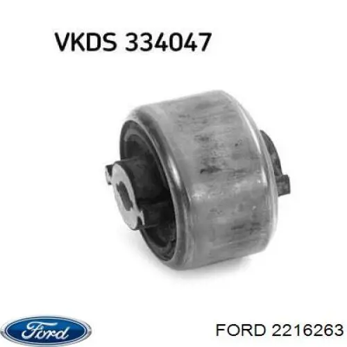 2216263 Ford bloco silencioso dianteiro do braço oscilante inferior