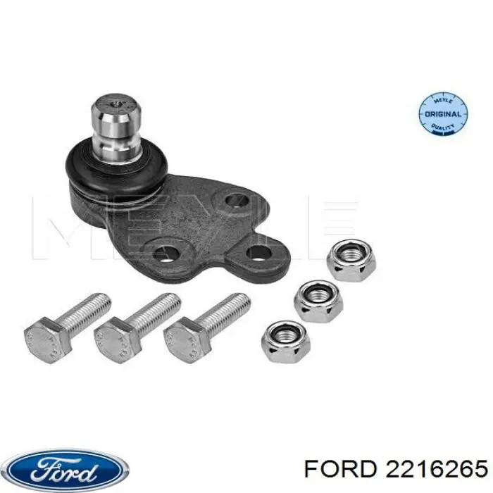 2216265 Ford braço oscilante inferior direito de suspensão dianteira